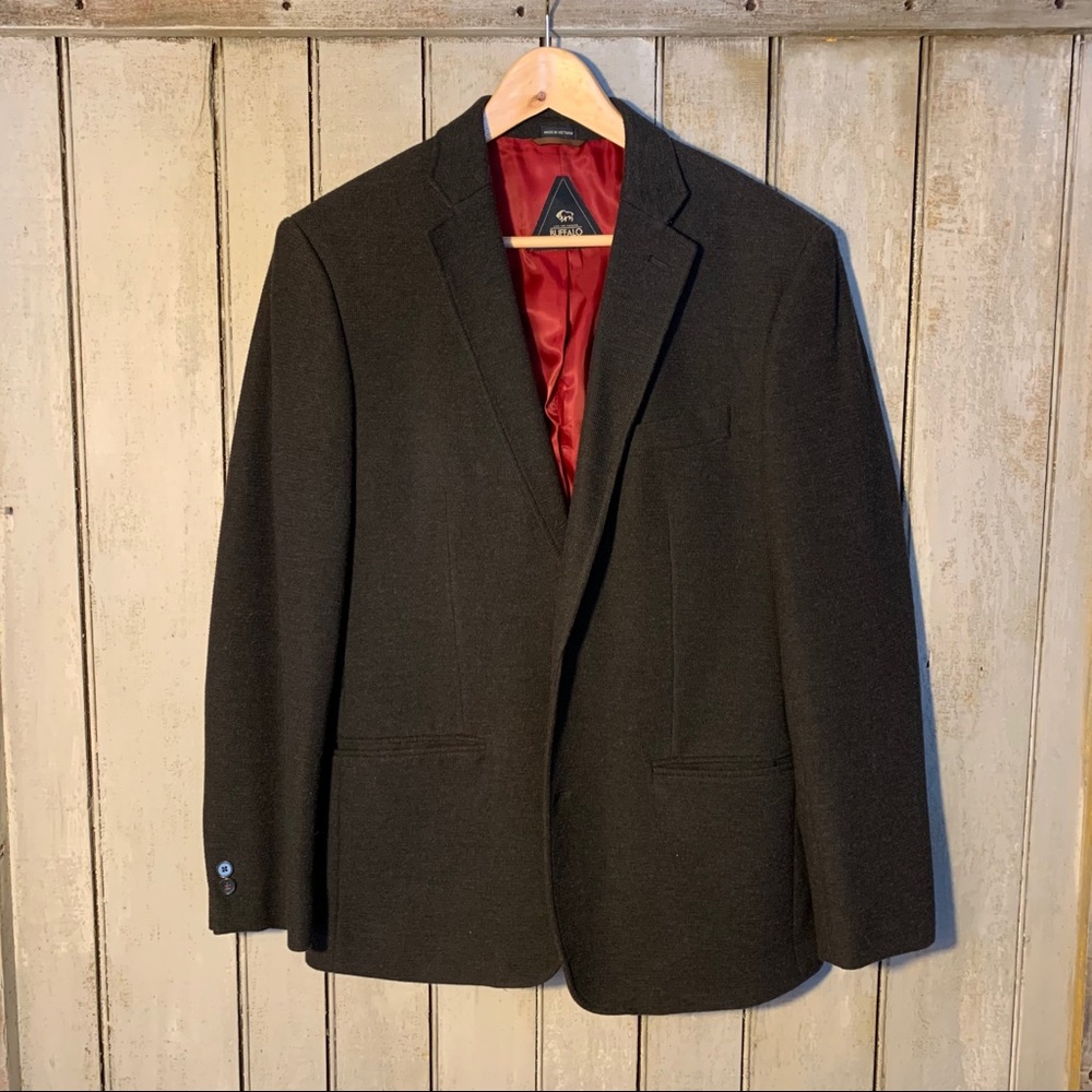 Buffalo David Bitton Blazer Mens sz 40R- D Gray/Bl